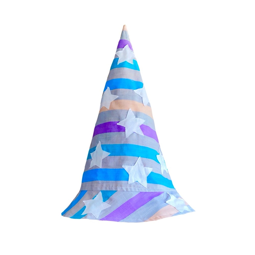 Colorful Patchwork Witch Hat - image 2